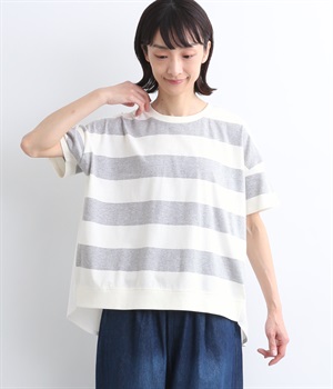 美品 pas a pas 後染め 天竺布帛コットン ベスト カットソー 美品 pas a pas 後染め 天竺布帛コットン ベスト カットソー