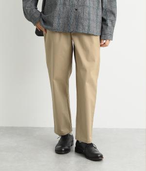 9分丈ウエストゴムテーパードパンツ