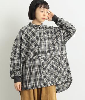 フロント切替前開きチュニック