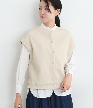 2wayワッフルカットベスト