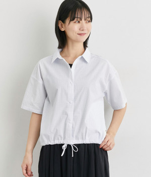 裾絞りスナップボタンシャツ（Keitto）の商品詳細