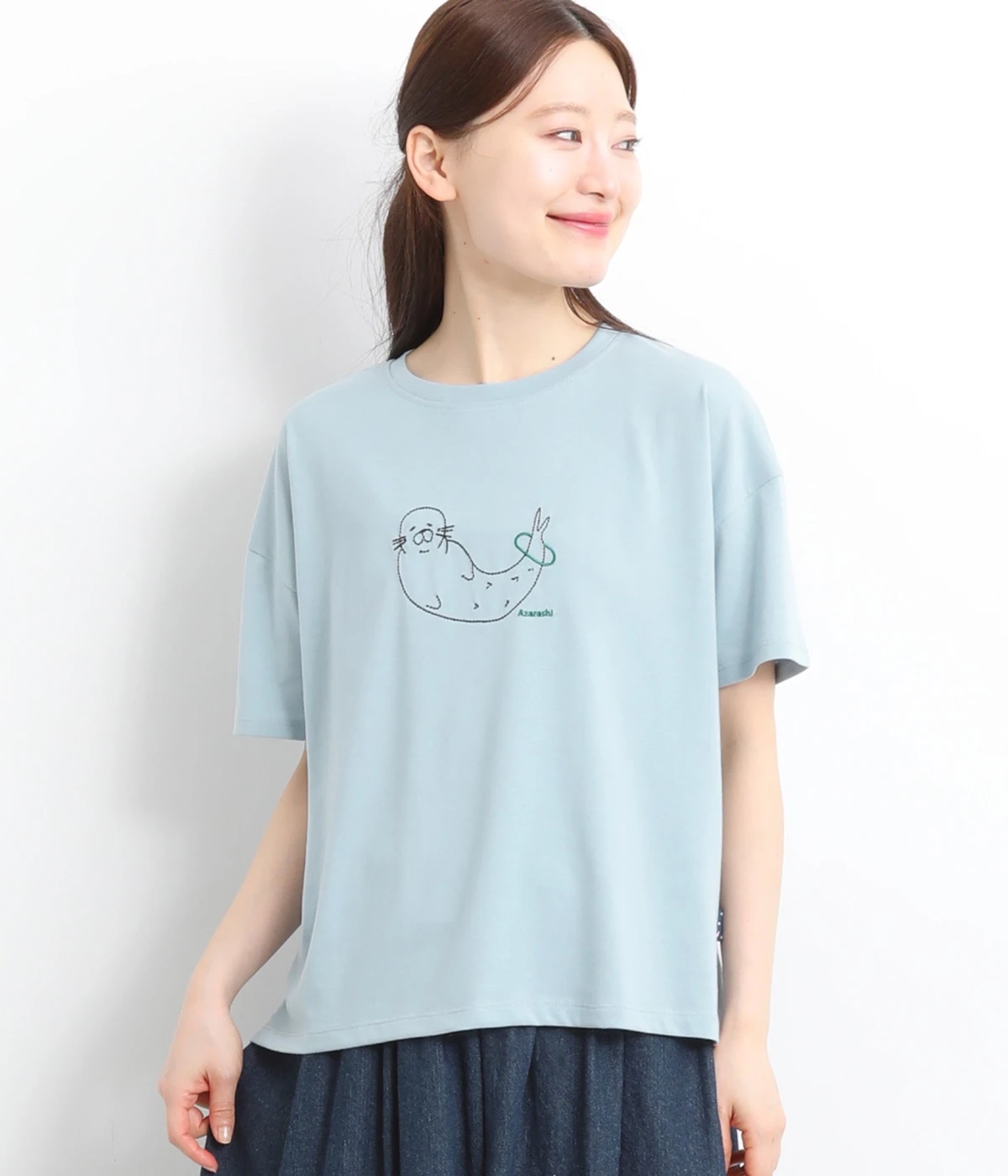 水族館刺繍Tシャツ
