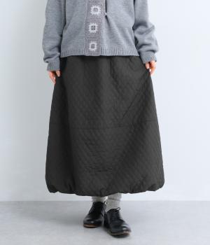 撥水キルティングバルーンスカート