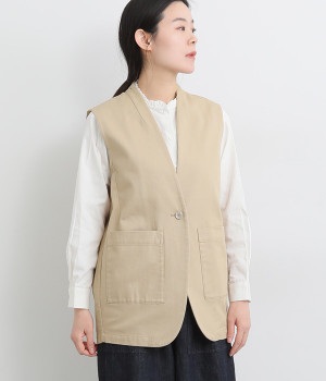 ★完売商品★ &yarn 丸襟カバーオール グレージュ　ナチュラン　春コート &yarnのコート、新入荷の一覧（1ページ目）