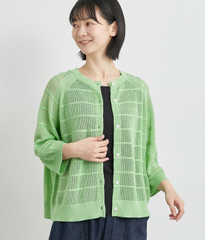 [大人気]　ステューシー　カーディガン　ケーブルニット　メッシュ　シンプル◎ STUSSY ステューシー カーディガン Brushed ( stussy cardigan V