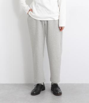 ツイルジャージ裏起毛パンツ(ライトグレー-L)