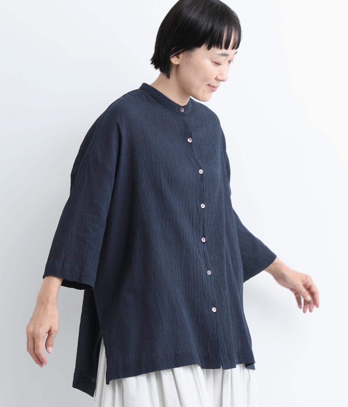 <みるく> シュリンクスタンドカラーシャツ（LILASIC）の商品詳細