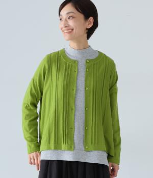 コットンシルクMIXカーディガン