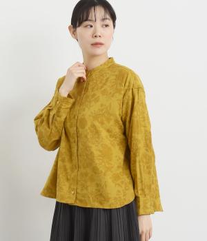 ダブルガーゼプリントレギュラーシャツ