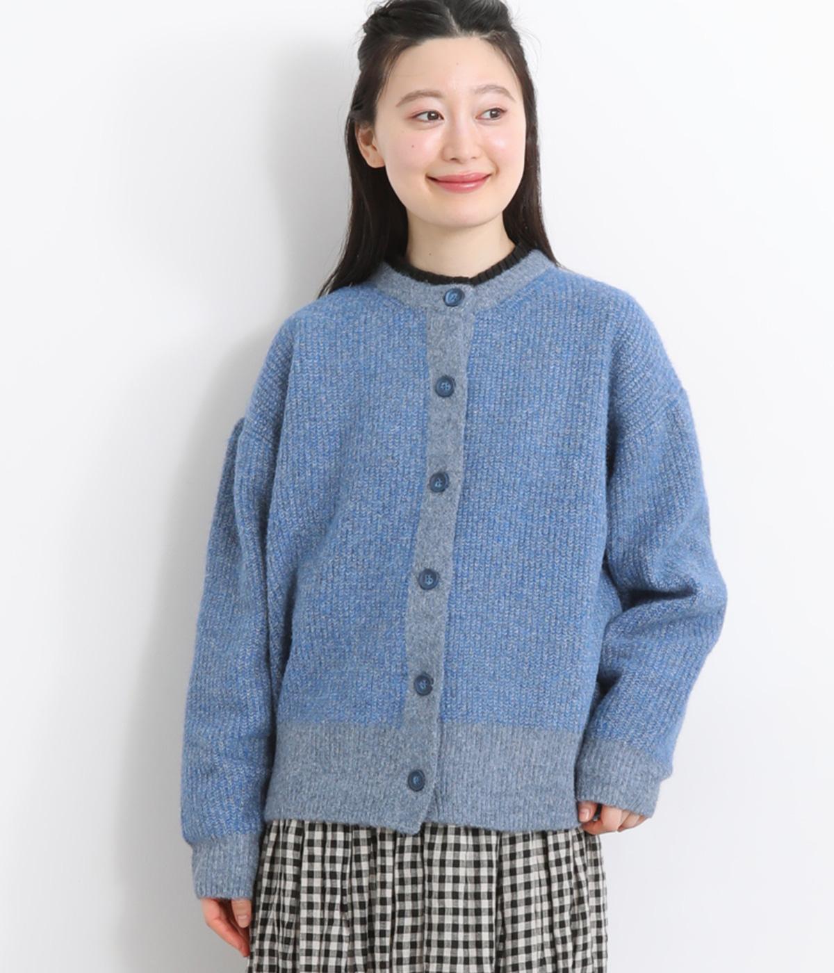 畦編みニットカーディガン（LILASIC）の商品詳細