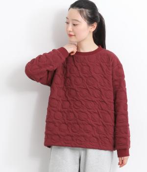 フクレドットプルオーバー(ボルドー-L)