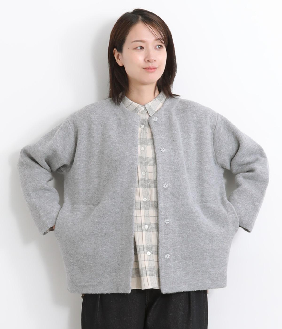 ダブルジャカード編みカーディガン（LILASIC）の商品詳細