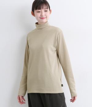 接結天竺ハイネックプルオーバー