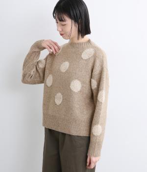 ループドットニットプルオーバー