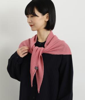 ウールカシミヤMIXトライアングルストール