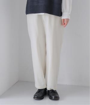 スラブツイルテーパードパンツ(キナリ-L)