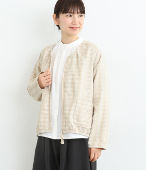 ZIPUPエッグシルエットカーディガン