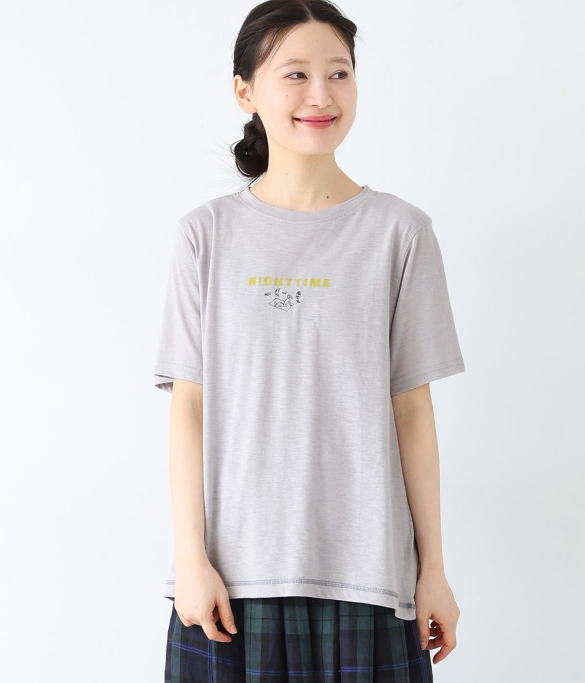 サマーアクティビティTシャツ(ライトグレー-L)