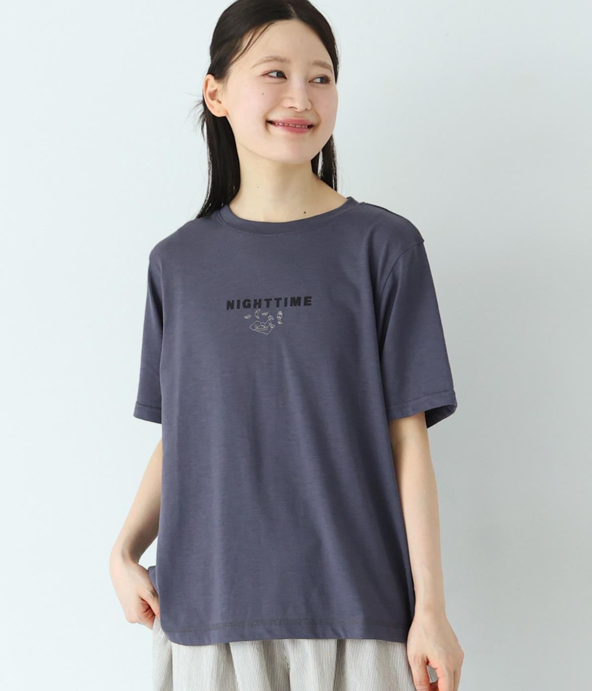 サマーアクティビティTシャツ(チャコール-L)