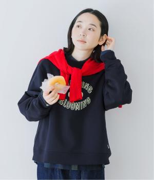 裏起毛サークルロゴプリントトレーナー