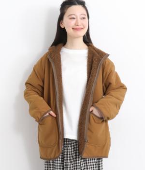 フーデッドハーフジャケット