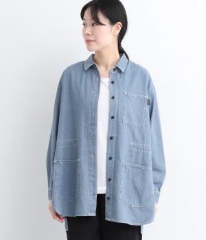 ドローストリングウエストワークシャツ