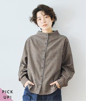 ガンジーネックシャツ