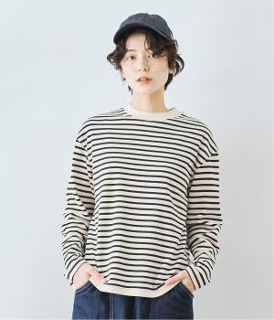 ガンジーネックシャツ(ネイビー-M)