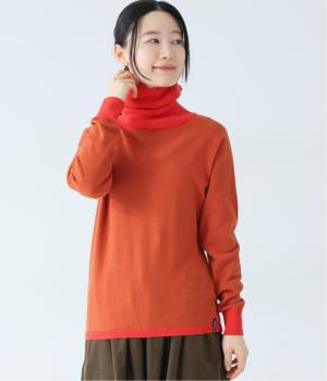 ボーダータートルニット