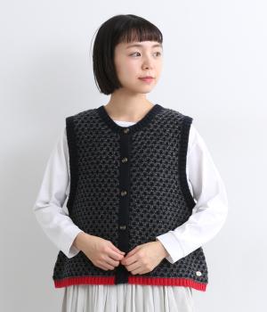 配色ポイントベスト(ネイビー-L)