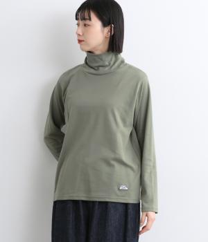 スムースタートルネックプルオーバー(グリーン-L)