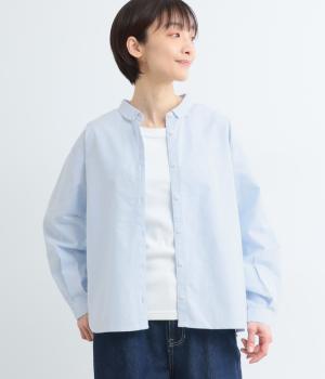 ラウンドヘムボタンダウンシャツ