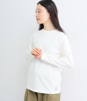 刺繍入りプルオーバー(オフホワイト-L)