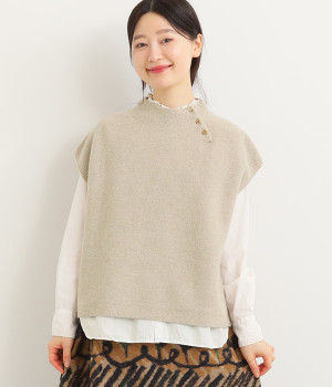 ホールガーメント　ウールベスト
