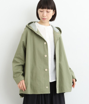 今期、ナチュラン購入/フードつきショートコート コットンフード付きショートコート（nume）の商品詳細