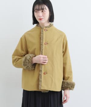 コットンファー付きブルゾン