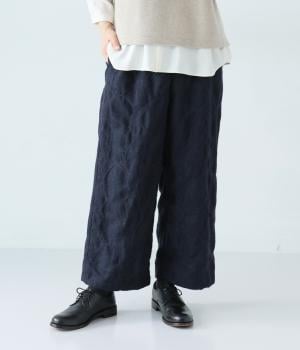 ウールモヘヤコード刺繍パンツ