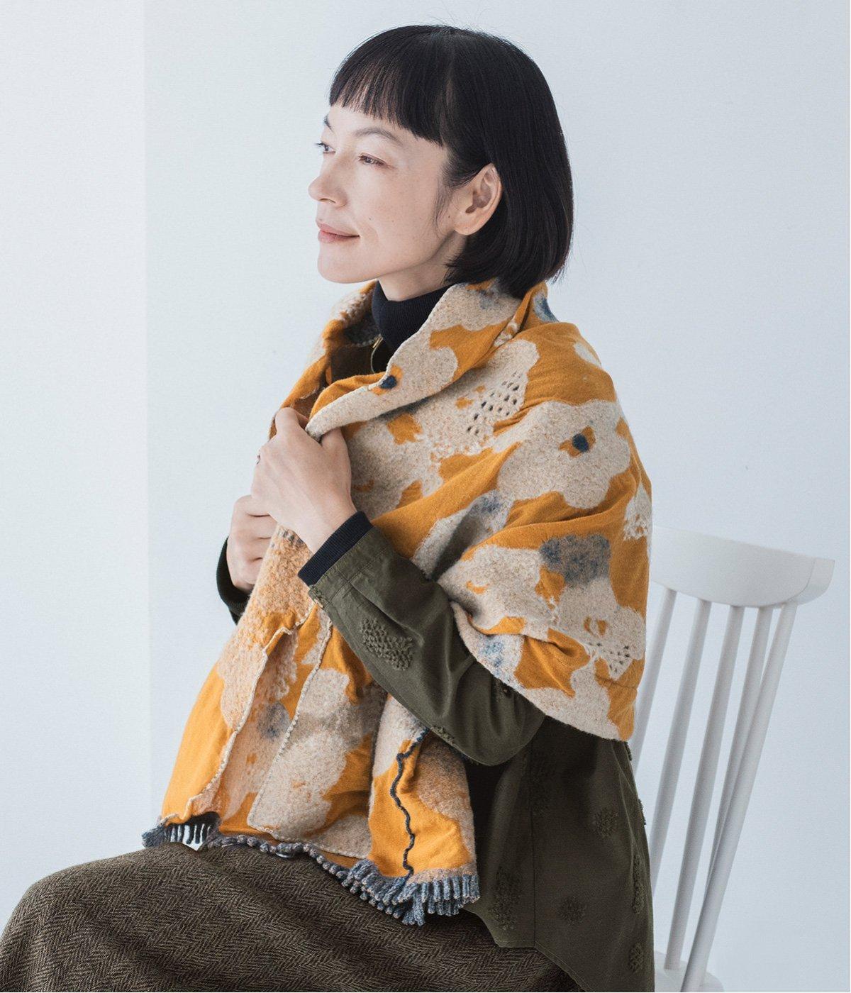 希少 ヘルムートラング HELMUT LANG ストール タイダイ柄 ショール 希少 ヘルムートラング HELMUT LANG ストール タイダイ柄 ショール