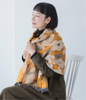 オリジナルカットジャカードストール