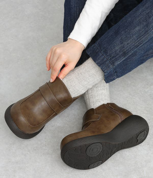 ハイカットローファー