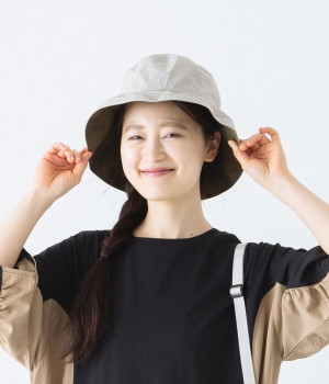 SUNNY HAT 24'(オリーブ×ライトグレー-ONESIZE)