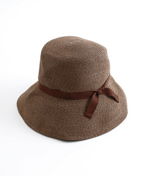 PKB RIBBON HAT(ダークブラウン-ONESIZE)