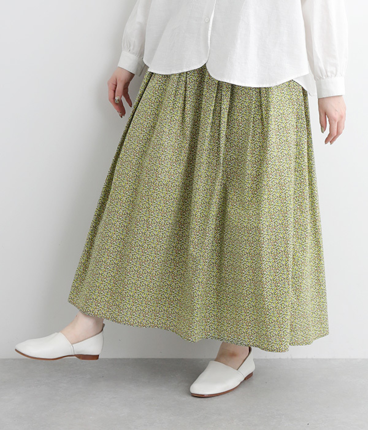 イーペプリント柄タックスカート 花火柄タックスカート【2点10%OFF対象商品】 | axes femme