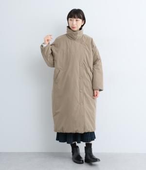 ピーチ起毛中綿3wayロングコート