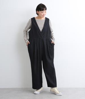 コットンデニムサロペット
