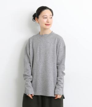 ニットソー　ラウンドヘムロンT