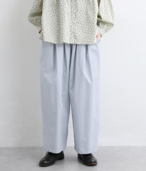 ライトツイルウエストタックパンツ(ライトブルー-F)