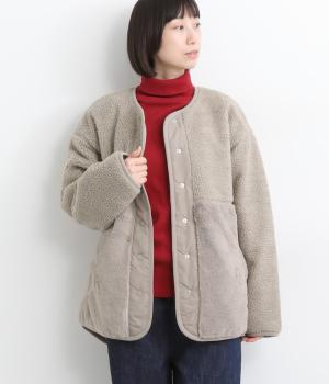 ボア×ファー リバーシブルブルゾン