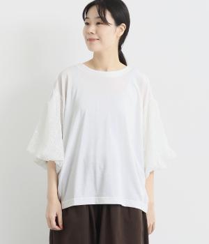 袖バルーン6分袖プルオーバー