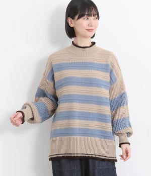 ミックスボーダープルオーバー